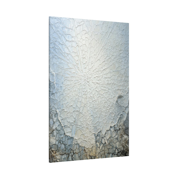 Frosted Glass - Abstract White Wall Art