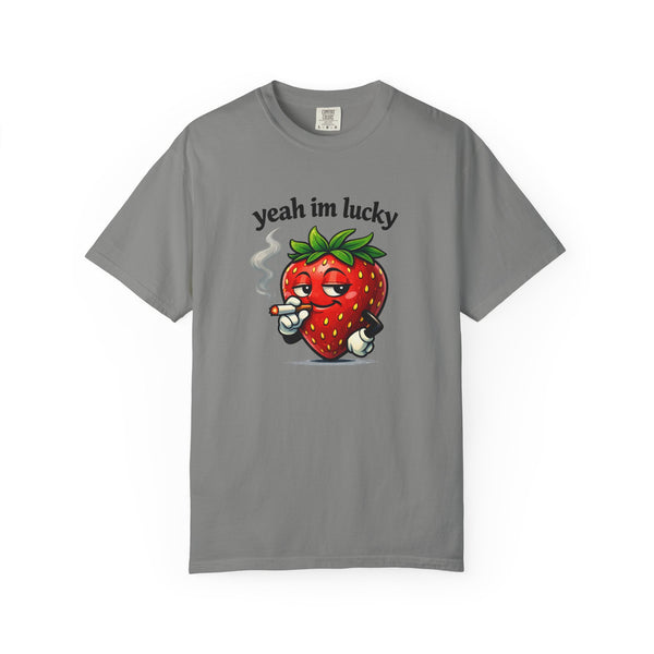 Yeah I'm Lucky - Cool Strawberry T-Shirt