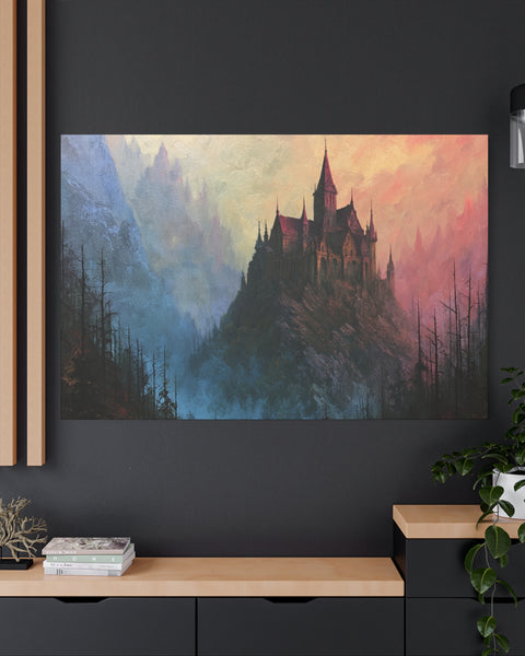 Pillar Keep - Textured Fantasy Wall Art