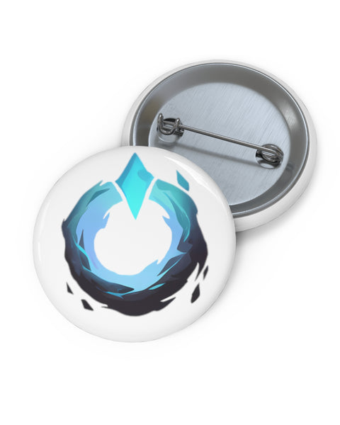 Ice Element Sigil - Button Pin
