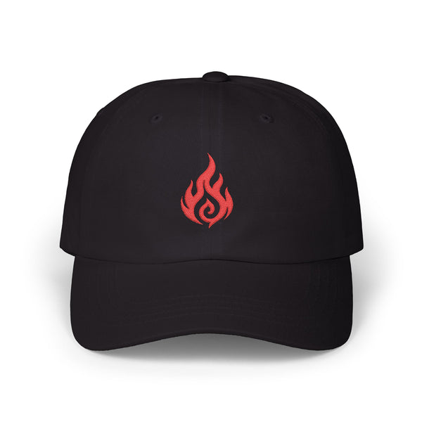 Symbol of Fire - Embroidered Cotton Baseball Cap