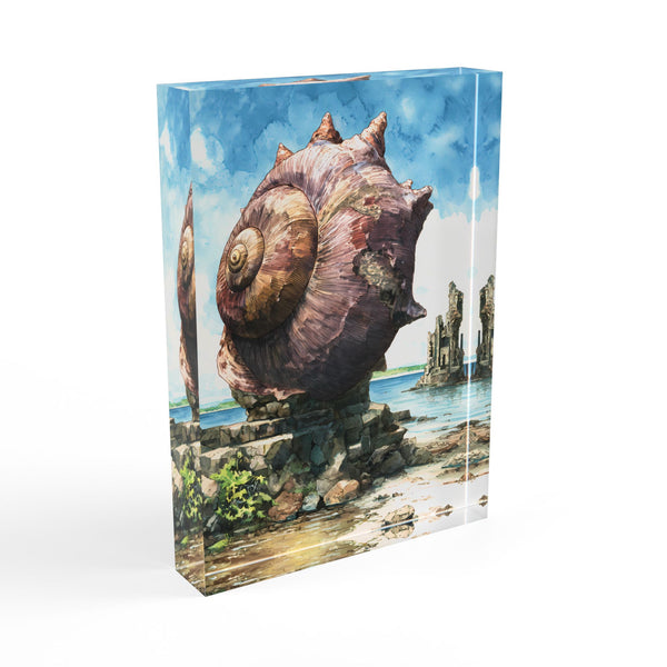 Tidekeeper Shell - Dreamblock Acrylic Block Art