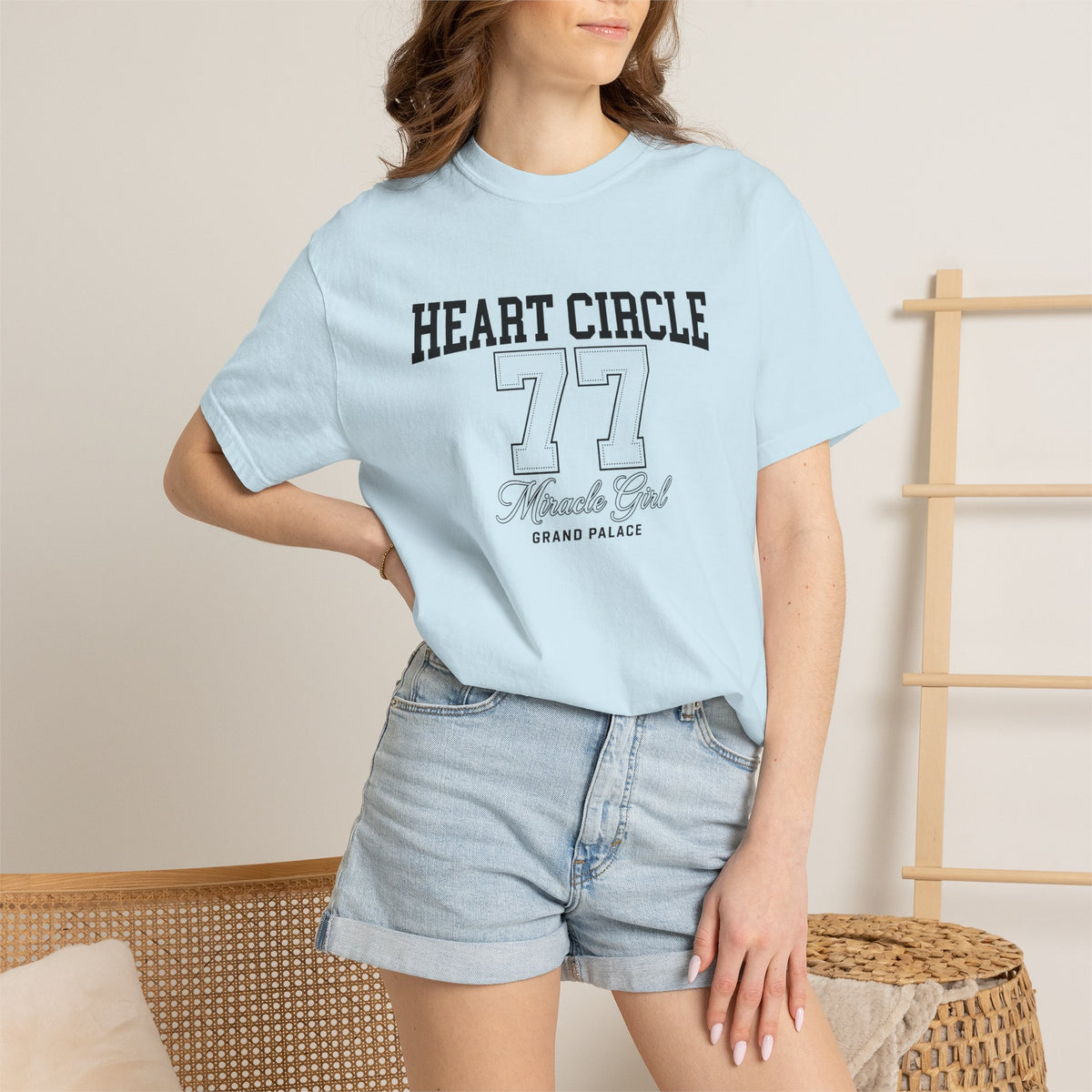 Miracle Girl 77 - Official Heart Circle Collegiate T-Shirt