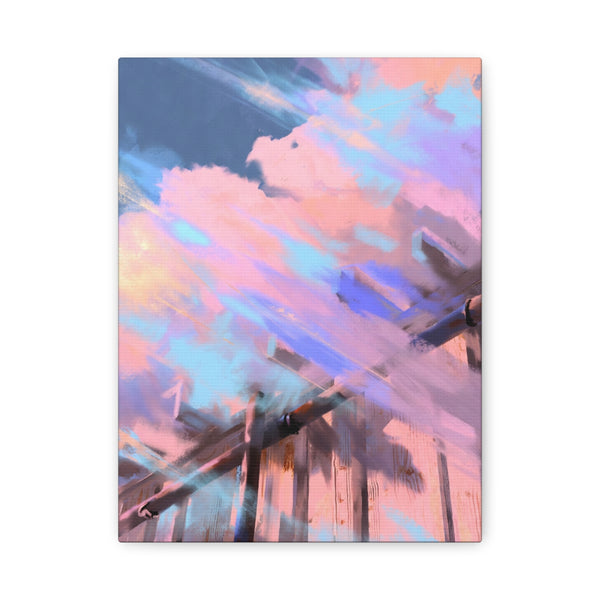 Crossing Over - Abstract Vertical Wall Art