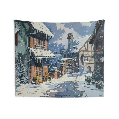 Winter Again - Aesthetic Anime Tapestry