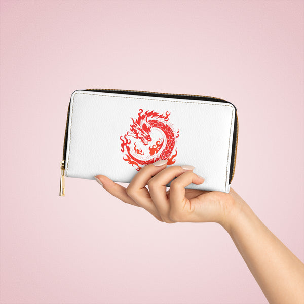 Red Dragon Symbol - Anime Zip Wallet