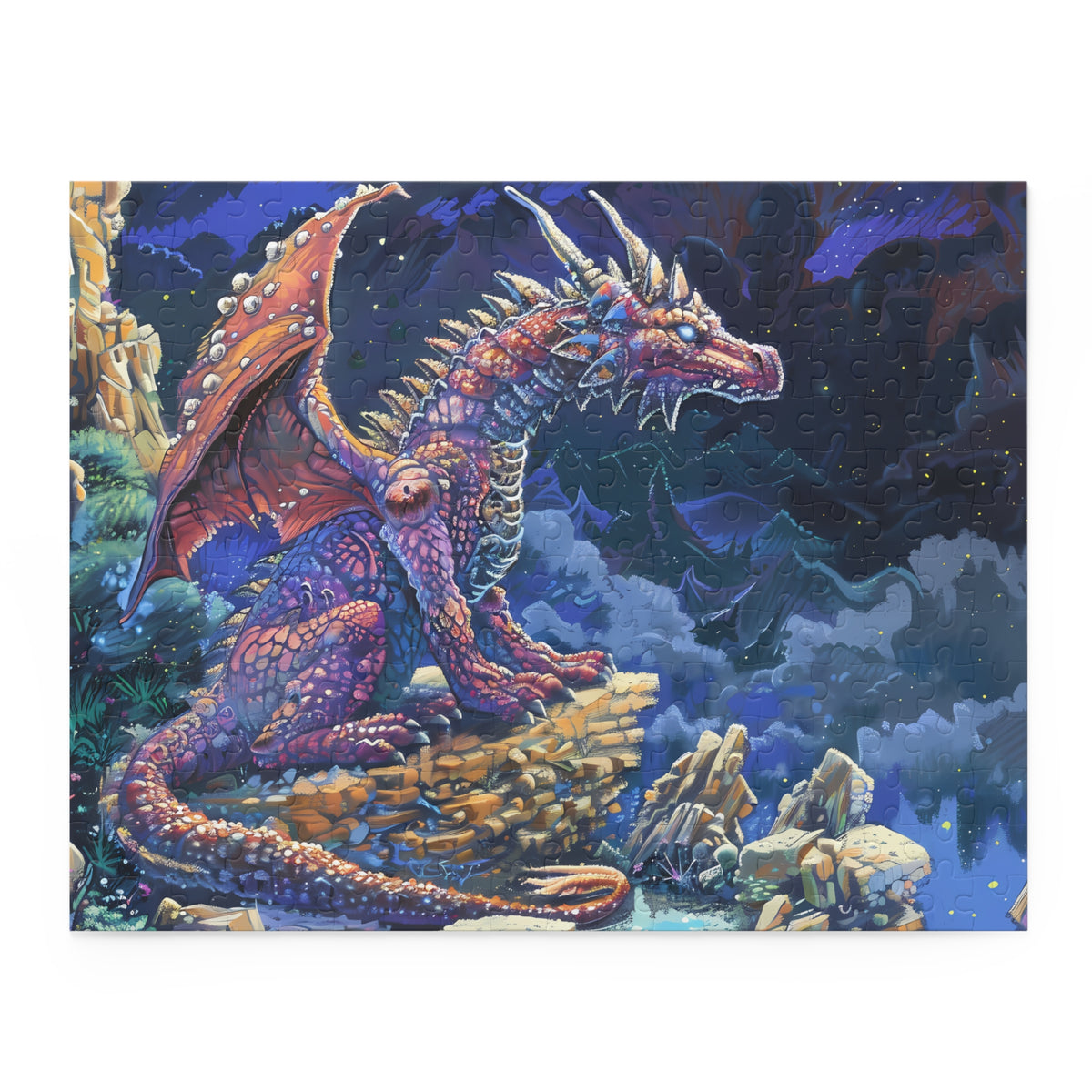 Gemstone Dragon - Aesthetic Fantasy Puzzle
