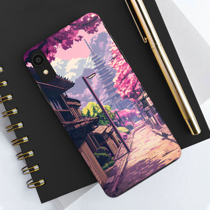 Temple Street - Anime Cherry Blossom Phone Case