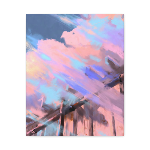 Crossing Over - Abstract Vertical Wall Art