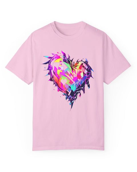 Crystal Heart Chronicles - Soft Cotton Graphic T-Shirt