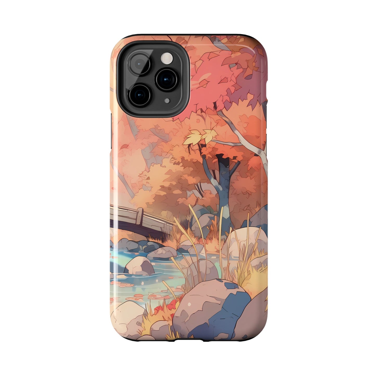 Amberglow - Anime Fall Phone Case