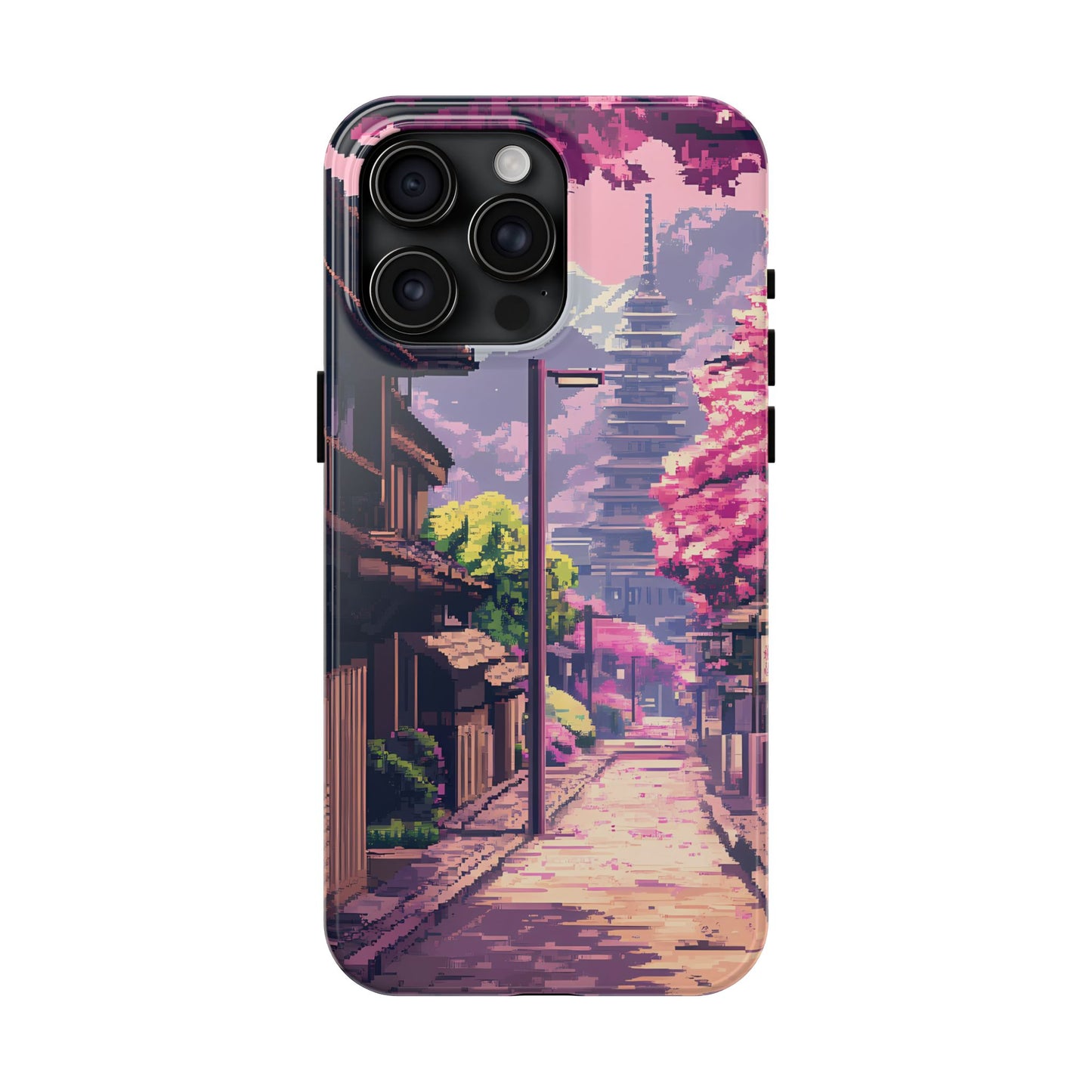 Temple Street - Anime Cherry Blossom Phone Case