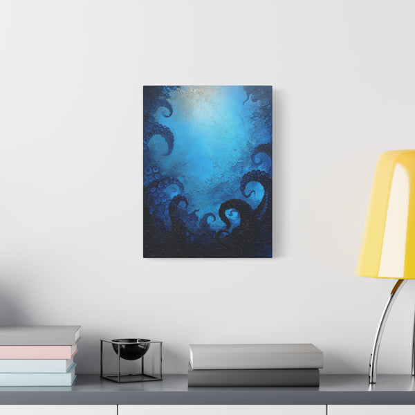 Kraken Abyss - Vertical Fantasy Wall Art