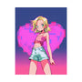 Heart Attack! - Cute Retro Anime Poster