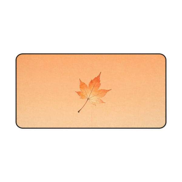 Single Autumn Leaf - Japanese Desk Mat