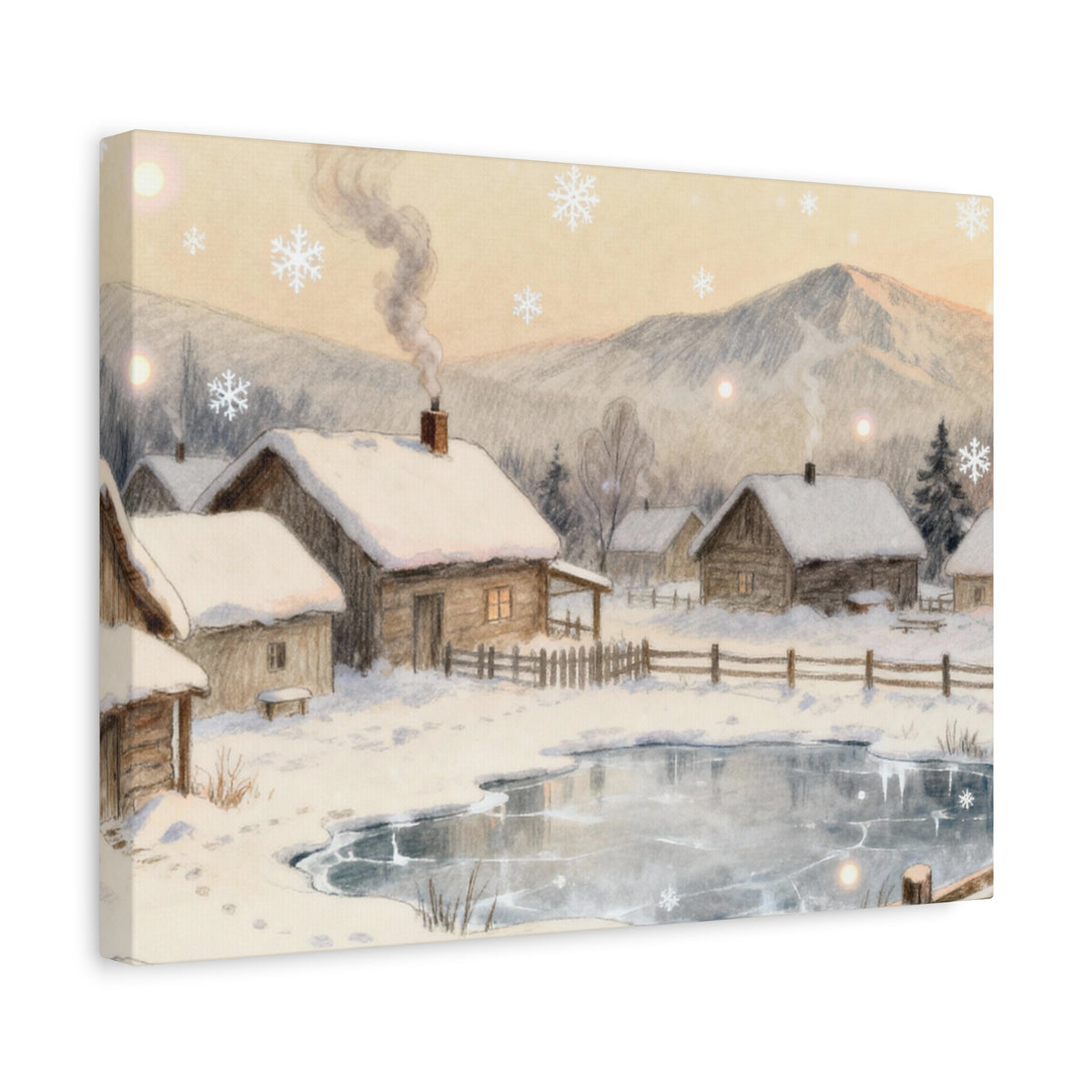 Another Winter - Cozy Anime Canvas Print