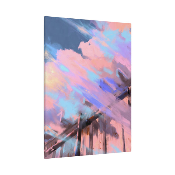 Crossing Over - Abstract Vertical Wall Art