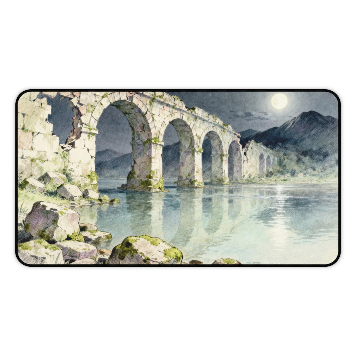 Serene Moonscape - Anime Desk Mat