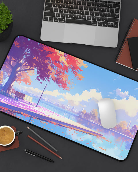 Autumn's Arrival - Fall Anime Desk Mat