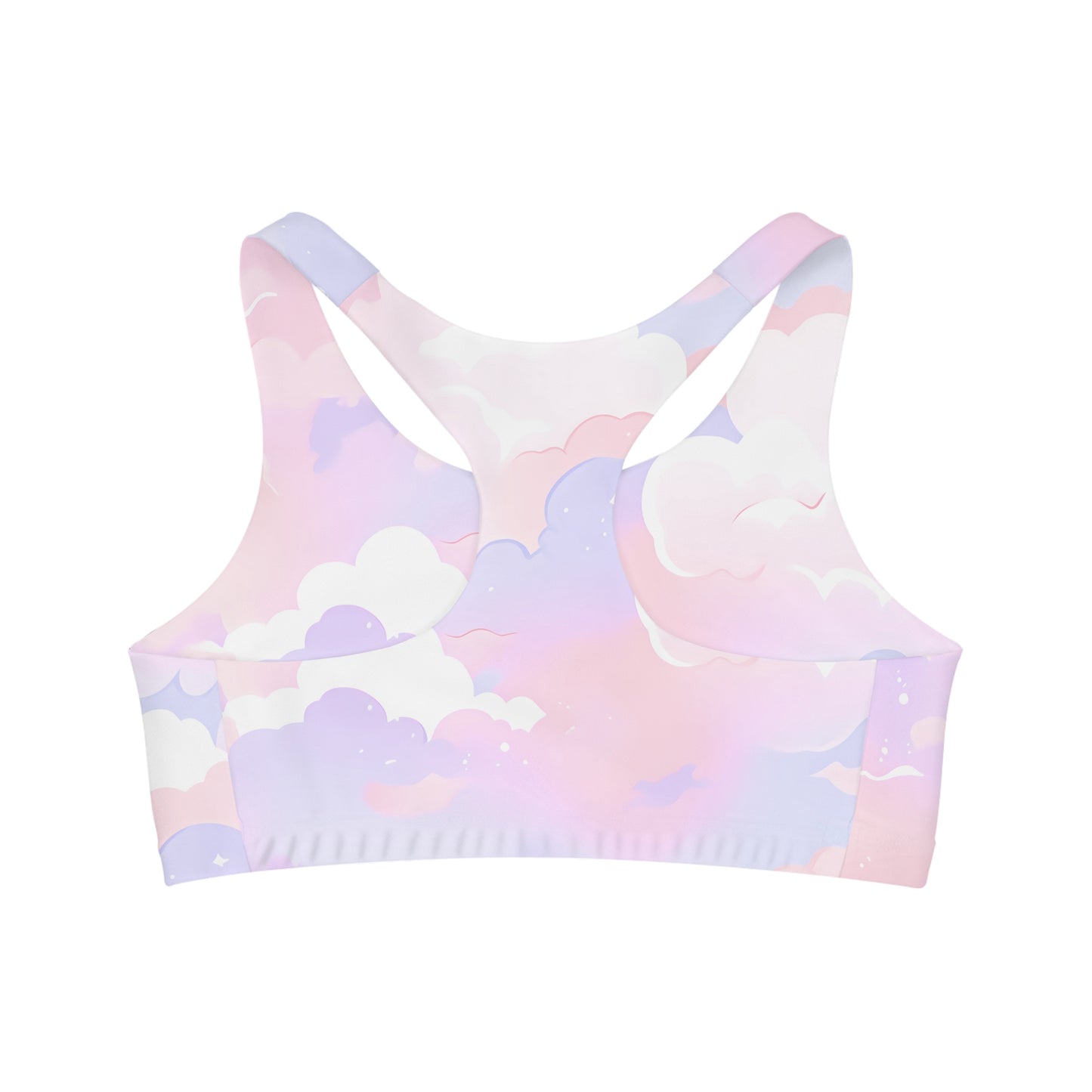 Pastel Clouds Soft Sleep Bra