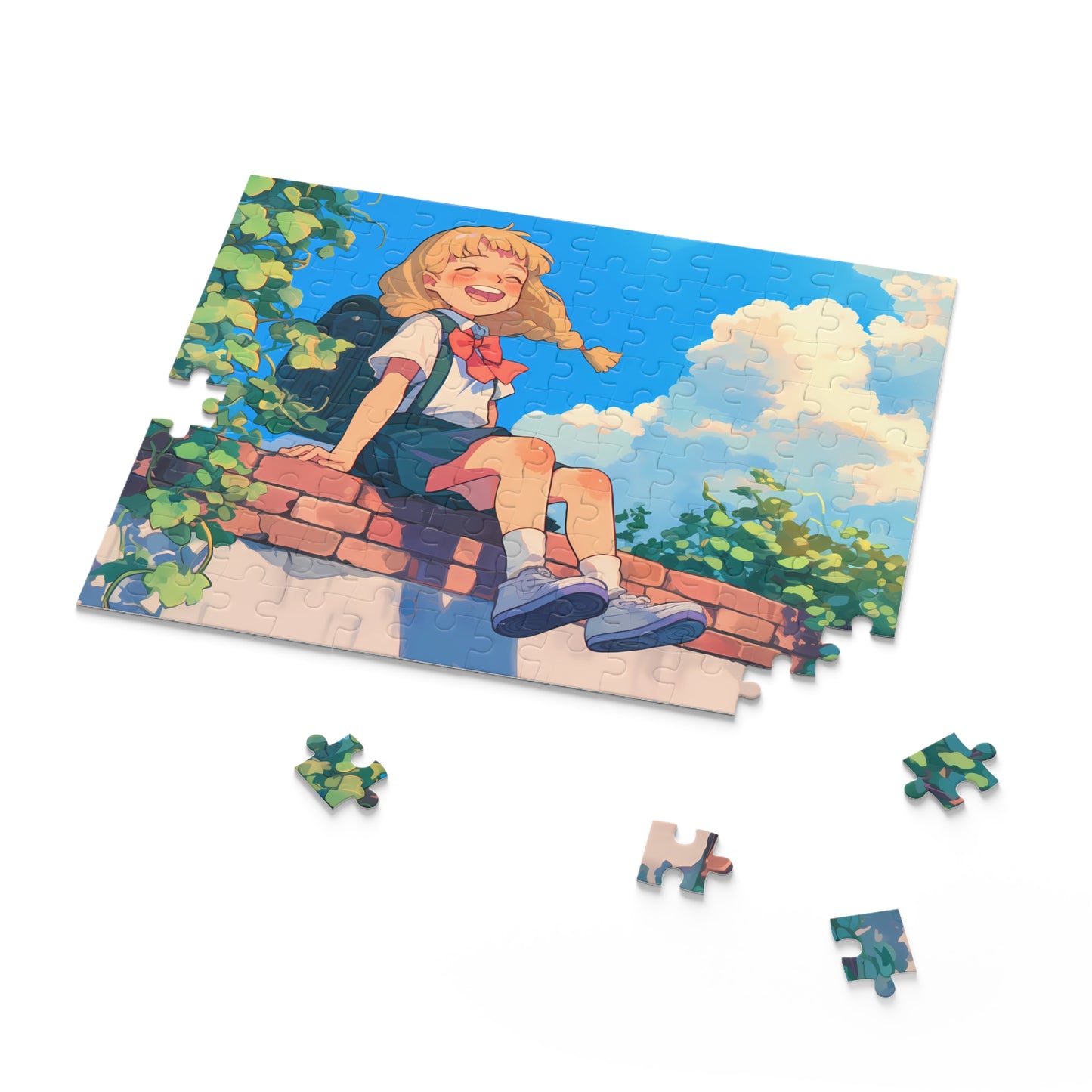 Last Day of School - Cute Anime Puzzle