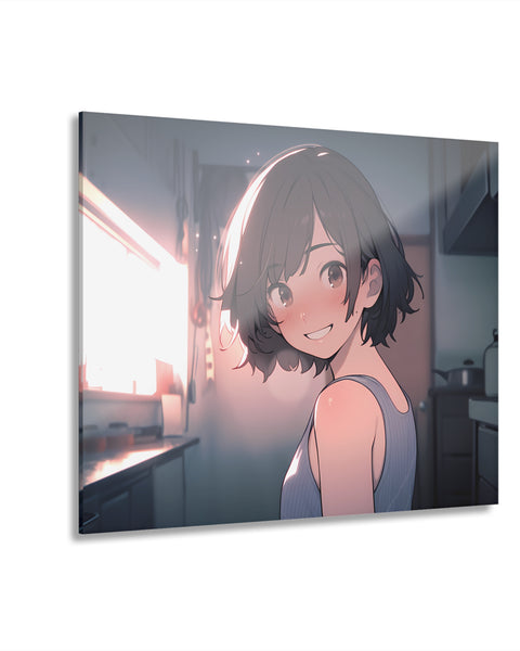 Early Mornings Together - Anime Acrylic Painting