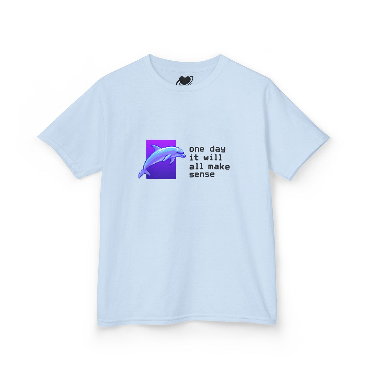 Message From The Future - Vaporwave Dolphin Baby Tee