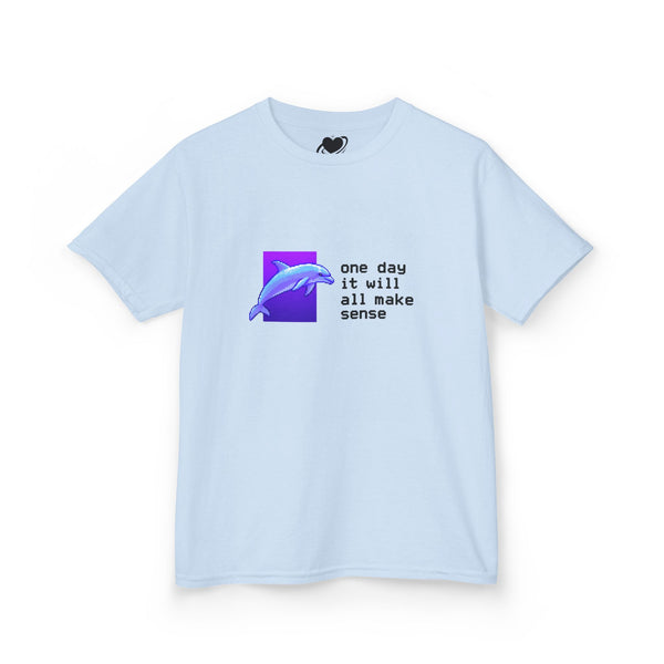 Message From The Future - Vaporwave Dolphin Baby Tee