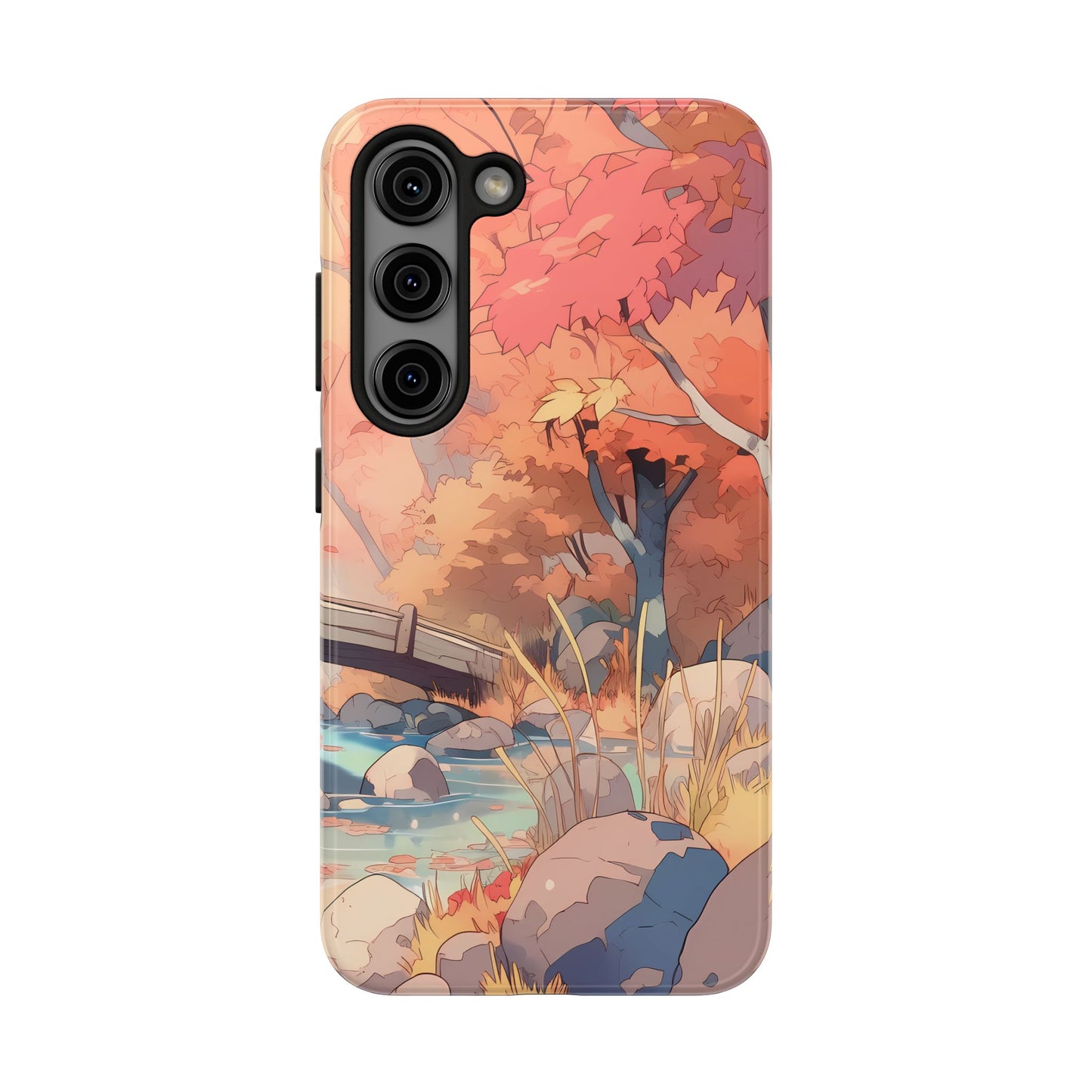 Amberglow - Anime Fall Phone Case