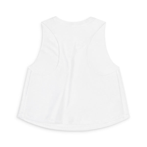 Heart of an Angel - Racerback Crop Tank Top