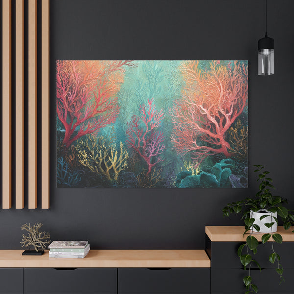Rainbow Reef - Textured Undersea Wall Art
