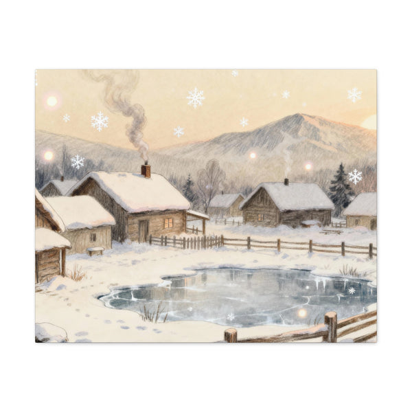 Another Winter - Cozy Anime Canvas Print