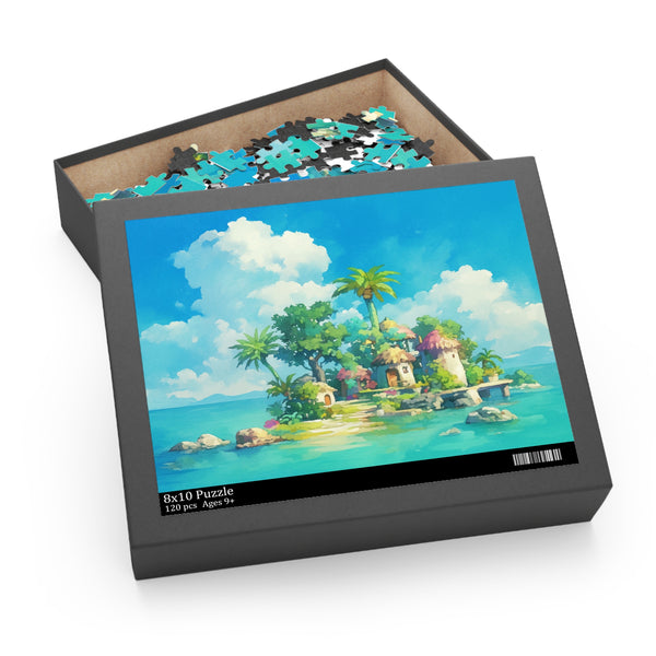 Tropical Sanctuary - Anime Summer Puzzle