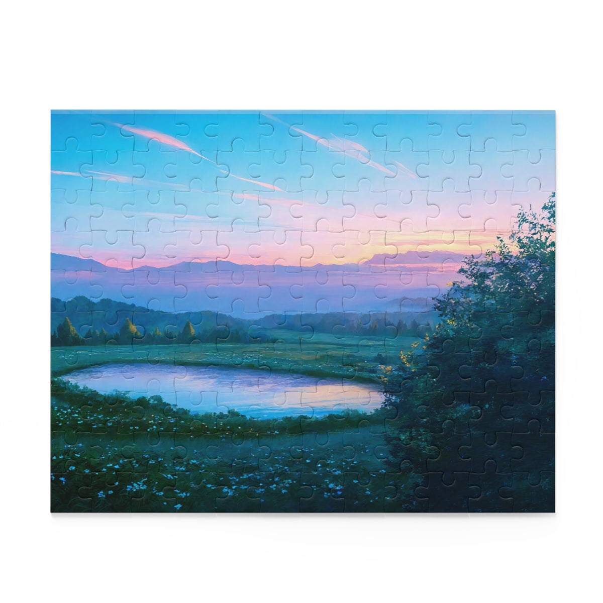 Azure World — Aesthetic Anime Puzzle