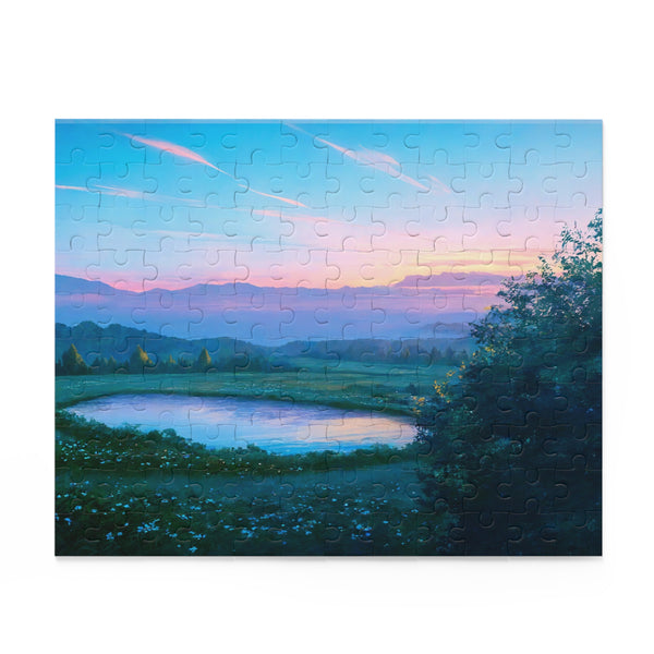 Azure World — Aesthetic Anime Puzzle