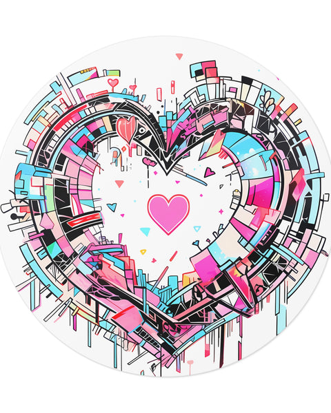 Discord of the Heart - Vinyl Laptop Sticker