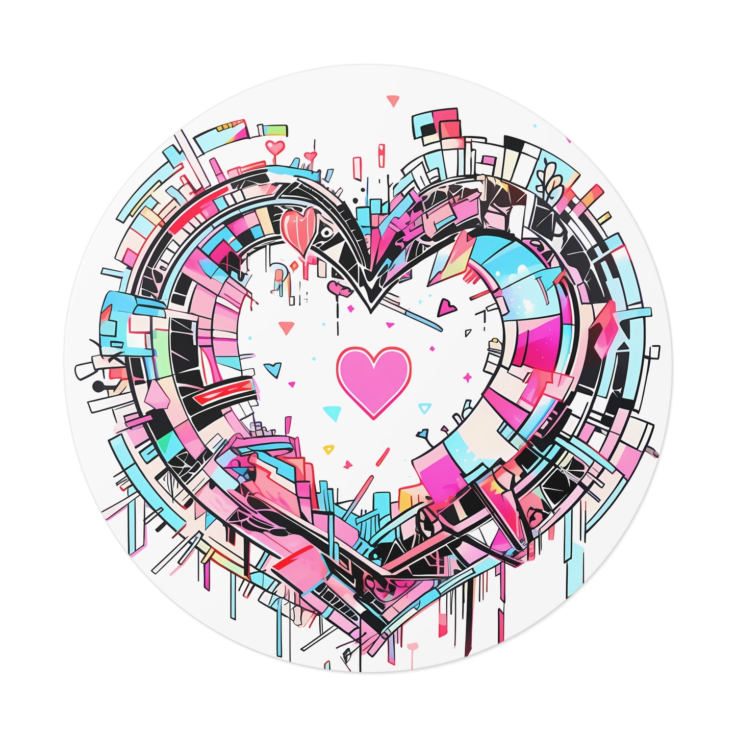 Discord of the Heart - Vinyl Laptop Sticker
