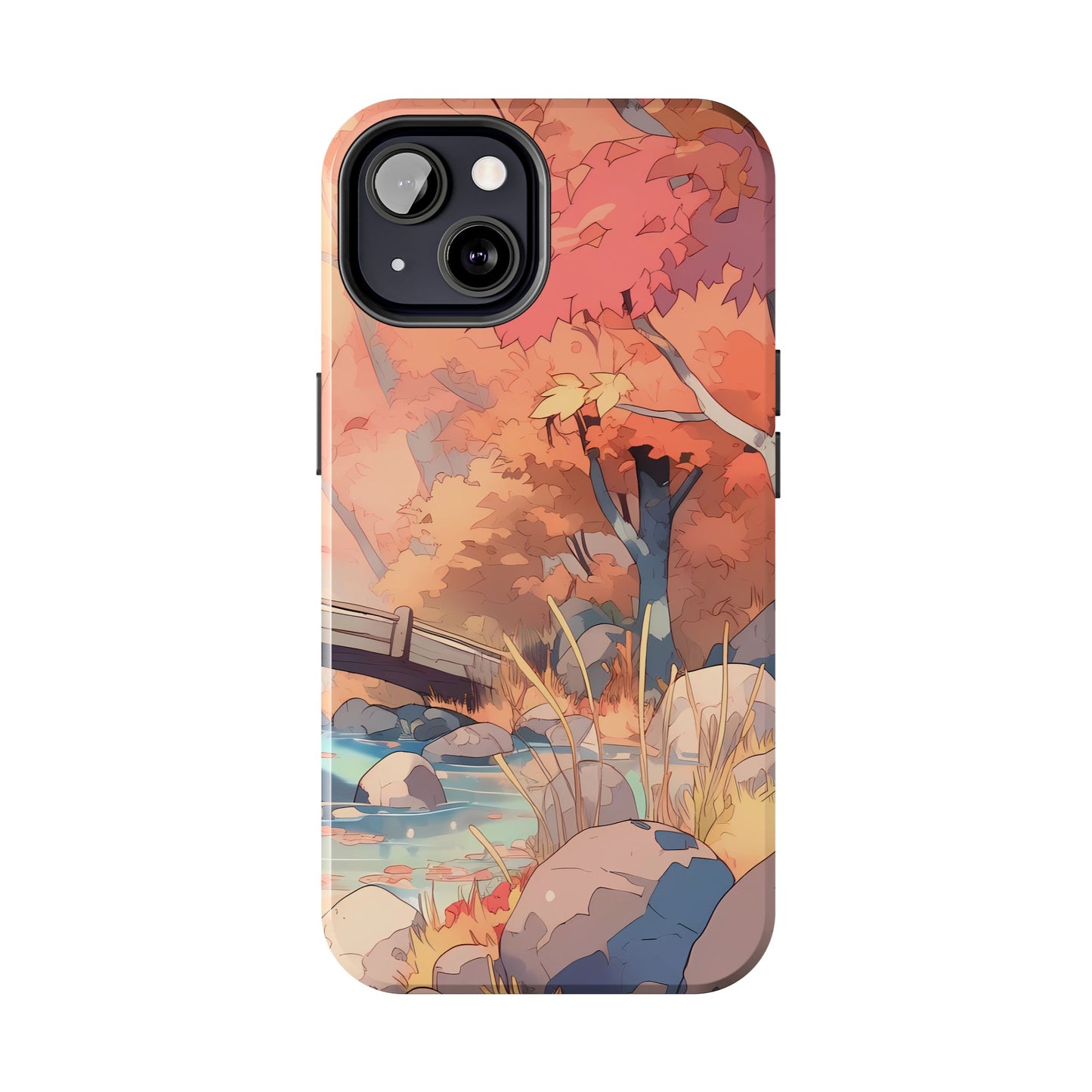 Amberglow - Anime Fall Phone Case