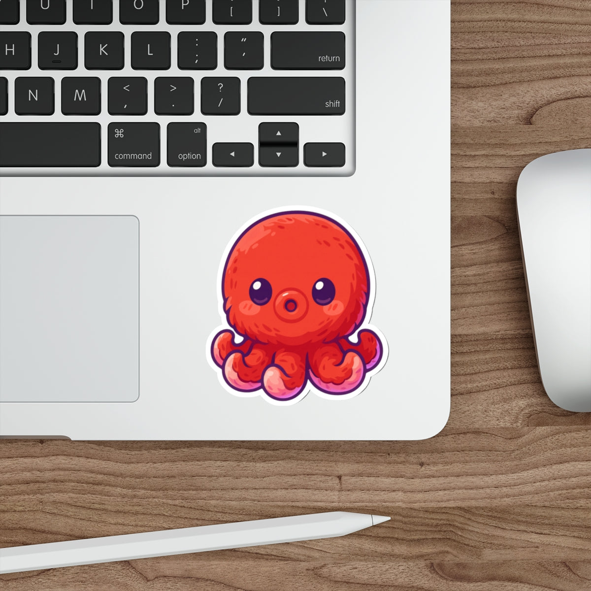 Alone Octopus Cute Anime Sticker