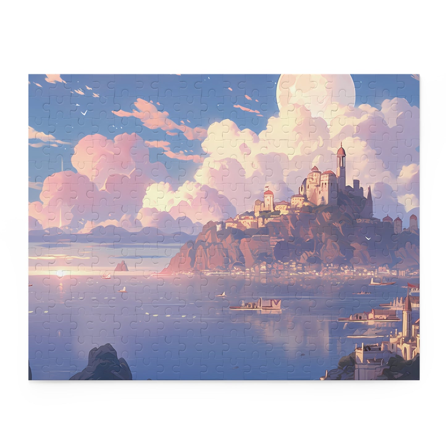 Erlei Harbor - Anime Jigsaw Puzzle