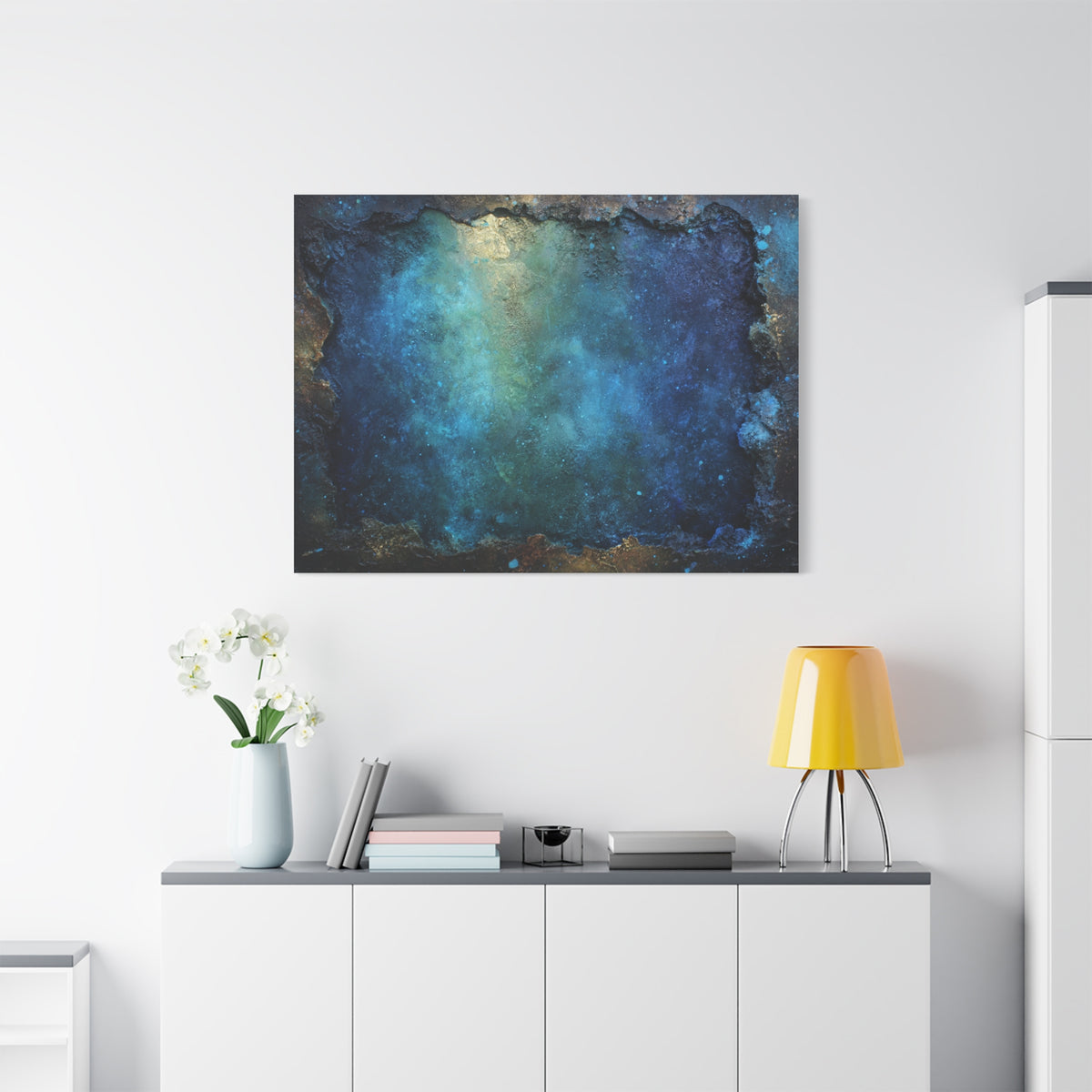 Galaxy Doorway - Abstract Textured Wall Art
