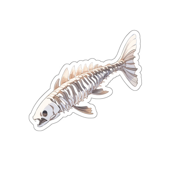 Amazing Bone Fish - Anime Fish Skeleton Sticker