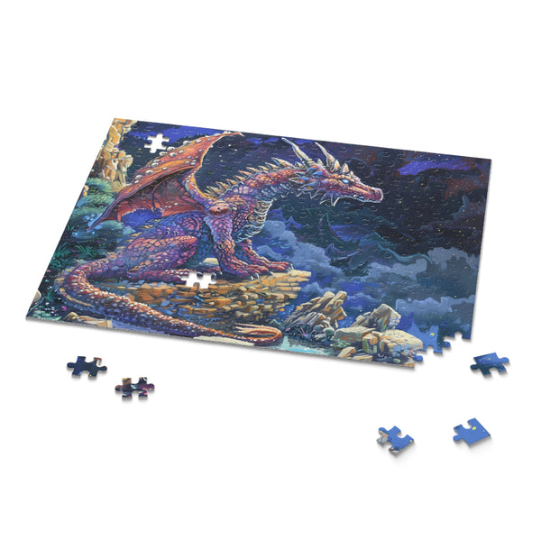 Gemstone Dragon - Aesthetic Fantasy Puzzle