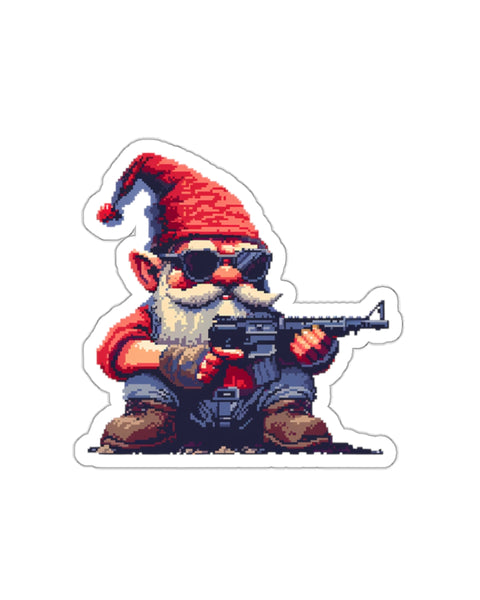 gnome pixel art sticker