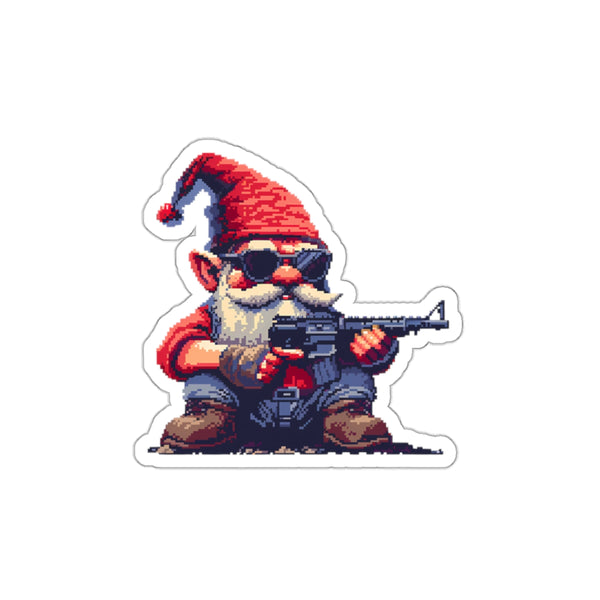 gnome pixel art sticker