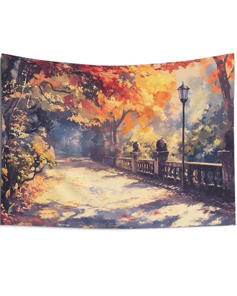 Harken Woods - Aesthetic Fall Tapestry
