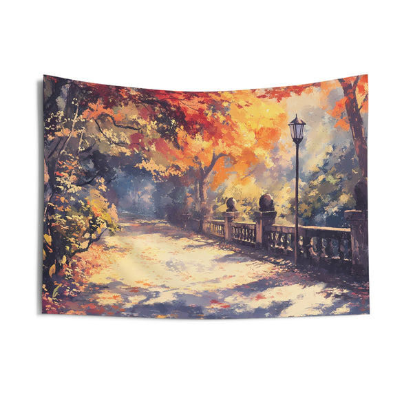Harken Woods - Aesthetic Fall Tapestry