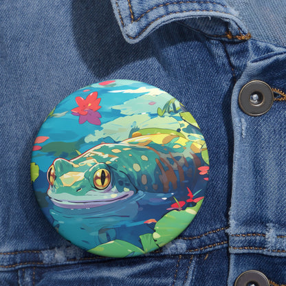 Unbothered - Anime Button Pin