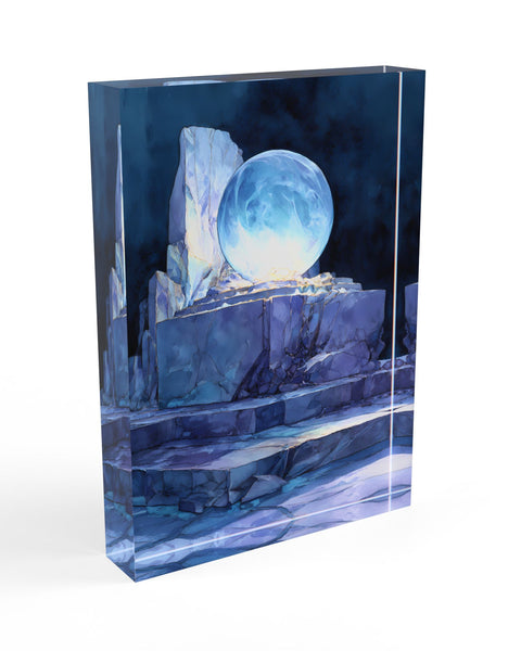 Ice Wisp - Dreamblock Acrylic Block Art