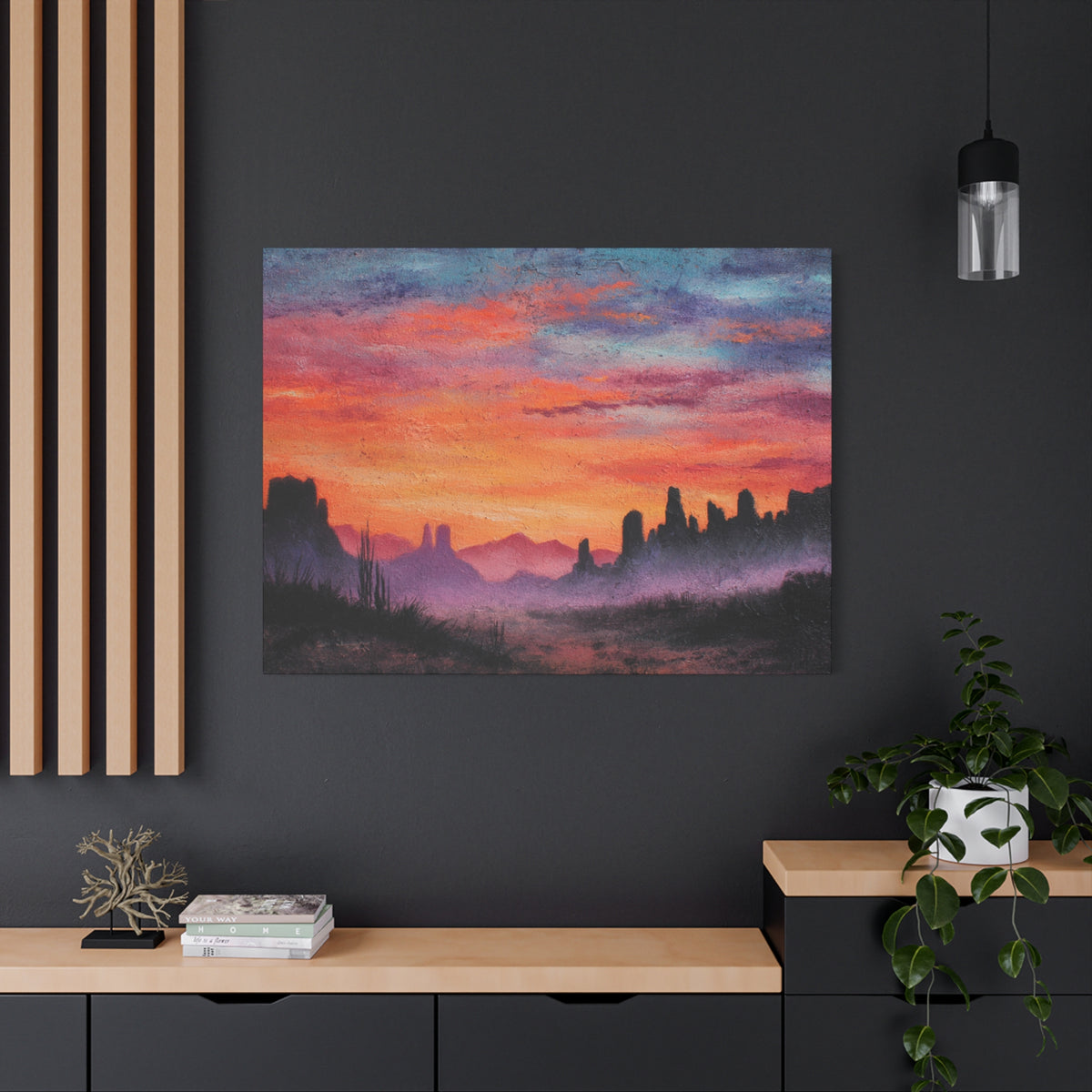 Last Light - Textured Fantasy Wall Art